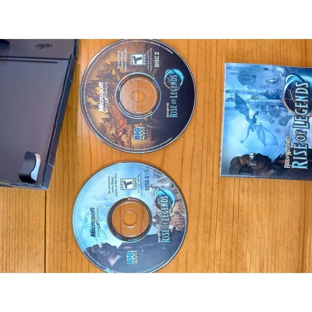 Rise of Nations: Rise of Legends (PC,‎ 2006) 4-disc set complete☄️☄️👩🚀👩🚀🛰️
